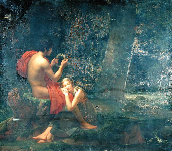 Daphnis And Chloe by Francois Gerard, 1825